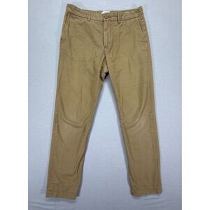 H&M L.O.G.G. Chino Pants‎ Mens 32 Tan Slim Fit Cotton Twill Trousers